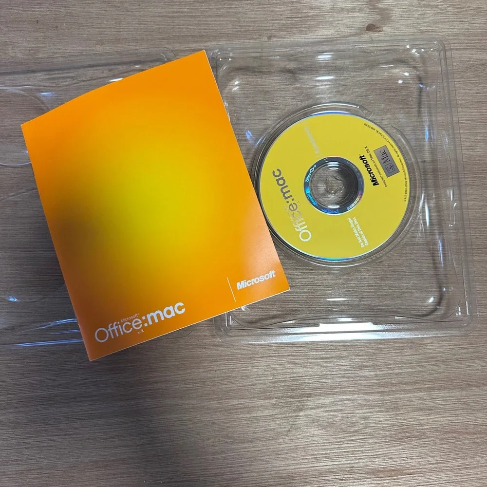 Microsoft Office mac v. X Academic Version 2001 Vintage Mac OS X Software Boxed